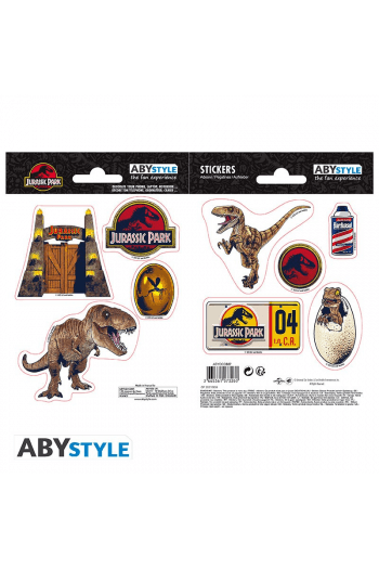 Jurassic Park - Stickers - 16X11cm 2 Sheets - Dinosaurs - slika proizvoda