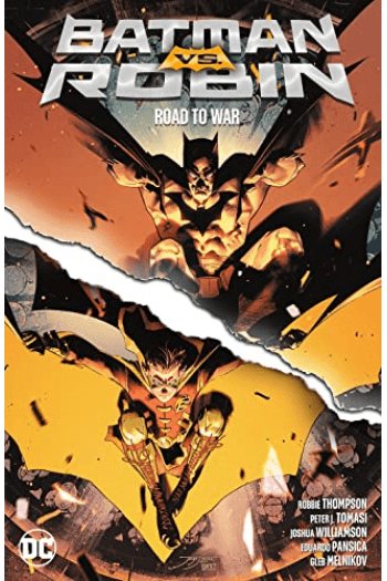Batman Vs. Robin: Road To War (Strip) - naslovnica