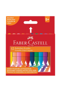 Boje voštane 12boja kartonska kutija Grip 2001 Faber Castell 122520 blister ~ 1/6/132 - slika proizvoda