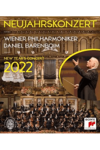 Daniel Barenboim, Wiener Philharmonik - Neujahrskonzert 2022 New Year s Concert BD - omot