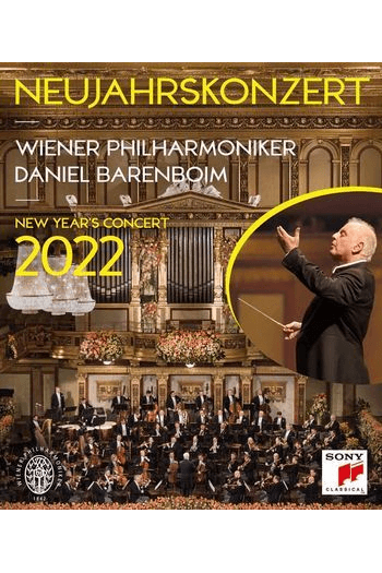 Daniel Barenboim, Wiener Philharmonik - Neujahrskonzert 2022 New Year s Concert BD - omot