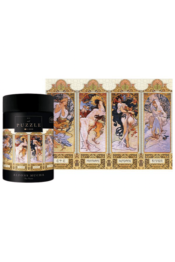 Puzzle 1000 komtuba ART. 1 Alfons Mucha " Four Seasons" Interdruk - slika proizvoda