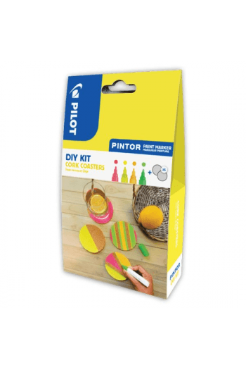 Set 4 markera i pluto podmetači za čaše DIY KIT Pinto Pilot Blister - slika proizvoda