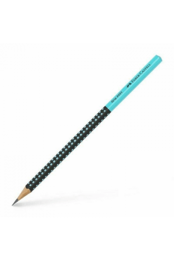 Olovka grafitna HB Grip 2001 Two tone u čaši pk144 - tirkizno crna - slika proizvoda