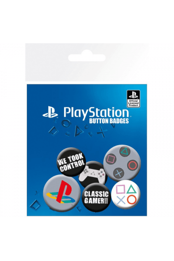 Playstation – Badge Pack – Mix X4 - slika proizvoda