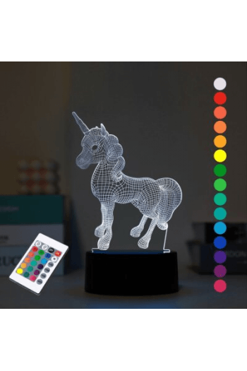 Lampa 3D na dodir iTotal promjena boja Unicorn XL2336 - slika proizvoda