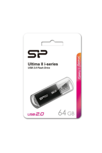 SP USB 2.0 Flash Drive Ultimall ISeries U02 64 GB crni - slika proizvoda