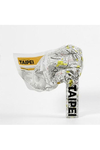 Taipei Crumpled City Map - naslovnica