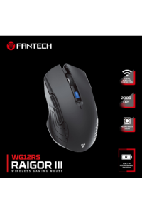 Miš gaming bežični Fantech 2000 DPI Raigor III WG12RS BK crni