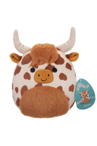 SQU: SQUishmallows 20cm W19 - Alonzo - Smeđe-Bijelo Škotsko Govedo - slika proizvoda