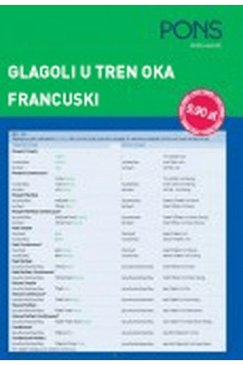 PONS glagoli u tren oka francuski - naslovnica