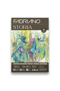 Blok Fabriano Storia 18x26 180g 30L ljepljeni top side 19100732 - slika proizvoda