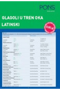 PONS glagoli u tren oka latinski - naslovnica