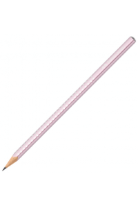 Olovka grafitna B sparkle Faber Castell 118261 metalik roza