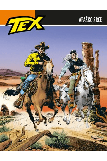 Tex Willer biblioteka 125 - Apaško srce (Strip) - naslovnica