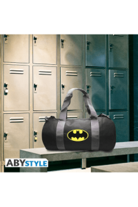 DC COMICS - Sport bag "Batman" - Grey/Black