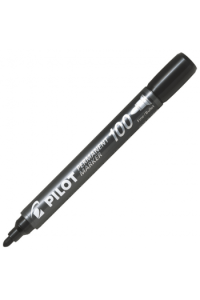 Marker permanentni 1mm okrugli vrh Pilot SCA-100-B crni - slika proizvoda