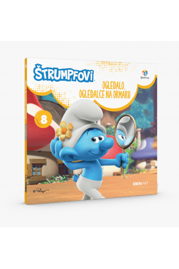 Ogledalo, ogledalce na ormaru 8 knjiga