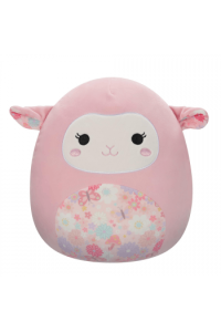 SQU: SQUishmallows 30cm W19 - Lala - Roza Janje S Cvijetnim Ušima I Trbuščićem - slika proizvoda