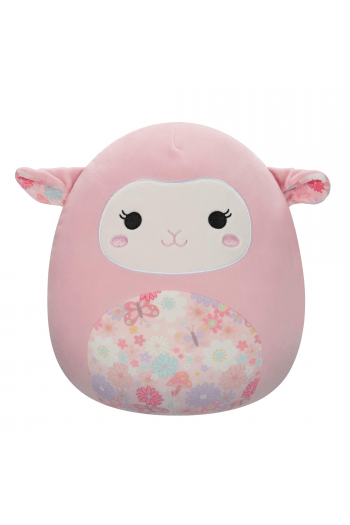 SQU: SQUishmallows 30cm W19 - Lala - Roza Janje S Cvijetnim Ušima I Trbuščićem - slika proizvoda