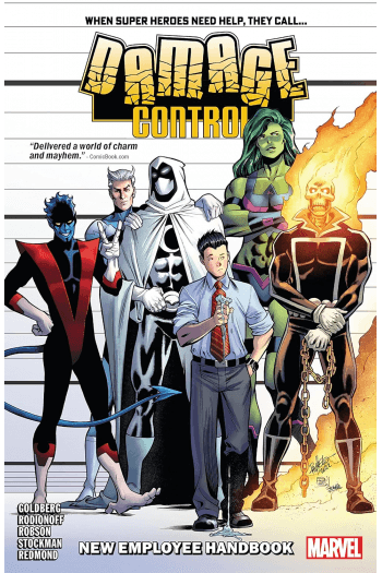 Damage Control: New Employee Handbook (Strip) - naslovnica