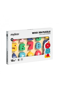 Mideer Drvena slagalica - Učimo brojeve