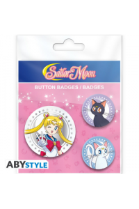 Sailor Moon - Badge Pack - Sailor Moon, Luna & Artemis - slika proizvoda