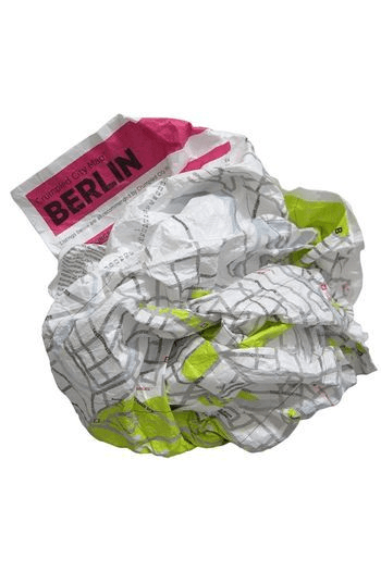 Berlin Crumpled City Map - naslovnica