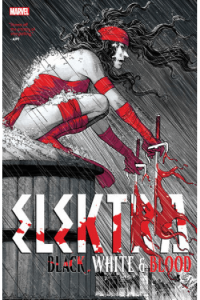 Elektra: Black, White & Blood (Strip) - naslovnica