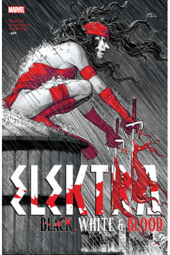 Elektra: Black, White & Blood (Strip) - naslovnica