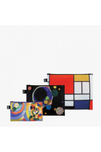 Loqi Zp.Mu.De-Delaunay, Kandinsky, Mondrian - Recycled Zip Pockets - slika proizvoda