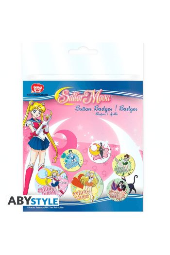 Sailor Moon – Badge Pack – Mix - slika proizvoda