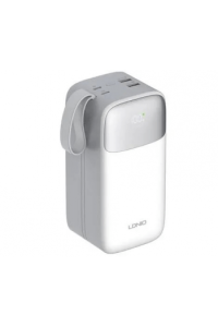 Baterija prenosiva LDNIO 30000 mAh PQ30 USB*2+TIP C+kabel lightning tip C bijela - slika proizvoda