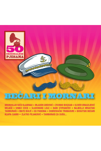 Razni izvođači - 50 Originalnih pjesama - Bećari i mornari CD - omot