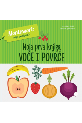 Moja prva knjiga: Voće i povrće (Slikovnica) - naslovnica