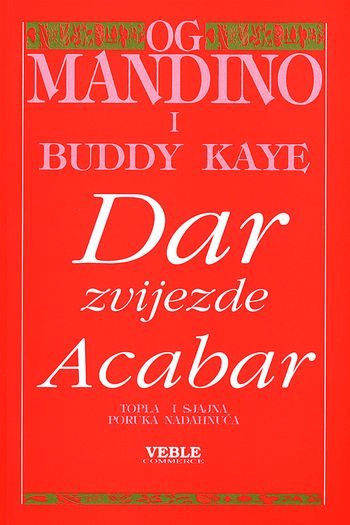 Dar zvijezde Acabar - naslovnica