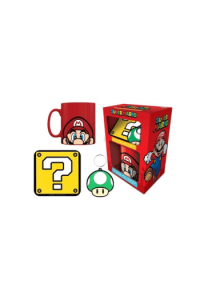 Pyramid Super Mario (Mario) Mug Coaster & Keychain