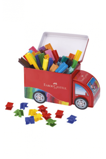 Flomaster školski 33boje u metalnoj kutiji Connector Truck Faber Castell 155533 - slika proizvoda