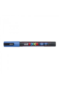 Marker Uni pc-3ml Posca glitter plavi - slika proizvoda