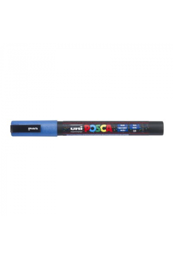 Marker Uni pc-3ml Posca glitter plavi - slika proizvoda