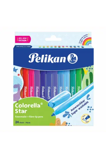 Flomaster školski 24boje Colorella star Pelikan 822312 blister - slika proizvoda