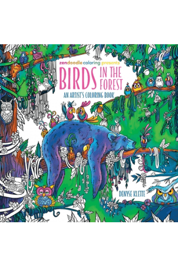 Zendoodle Coloring Presents: Birds in the Forest - naslovnica