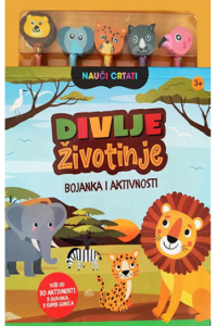 Nauči crtati - Divlje životinje (Slikovnica) - naslovnica