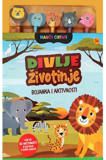 Nauči crtati - Divlje životinje (Slikovnica) - naslovnica