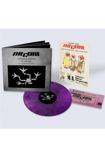 The Cure - Carnage Visors Soundtrack Faith - Rarities & B Sides LTD Dark Marble Purple Vinyl LP - omot