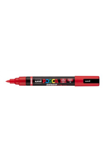 Marker Uni pc-5br brush Posca crveni - slika proizvoda