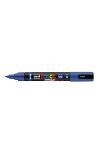 Marker Uni pc-5br brush Posca plavi - slika proizvoda
