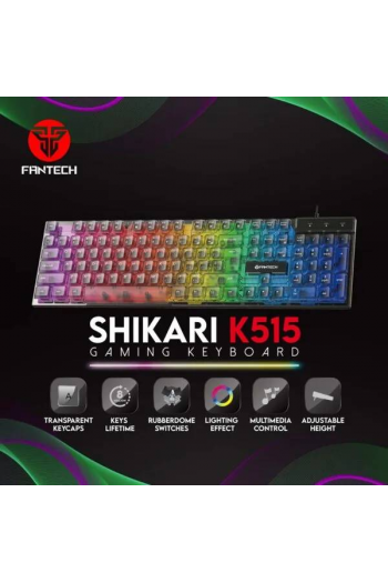Tipkovnica Gaming Žična Fantech Shikari s K515S Crna - slika proizvoda