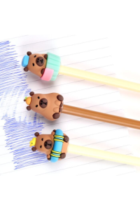 Kemijska olovka Puckator piši briši s ukrasom Capybara sortirano 36    1 PEN284