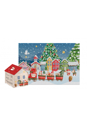 Puzzle 250 kom. kućica Christmas Winter Time Interdruk - slika proizvoda